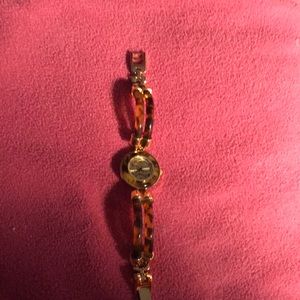 Faux Tortoise Shell Bracelet Watch
